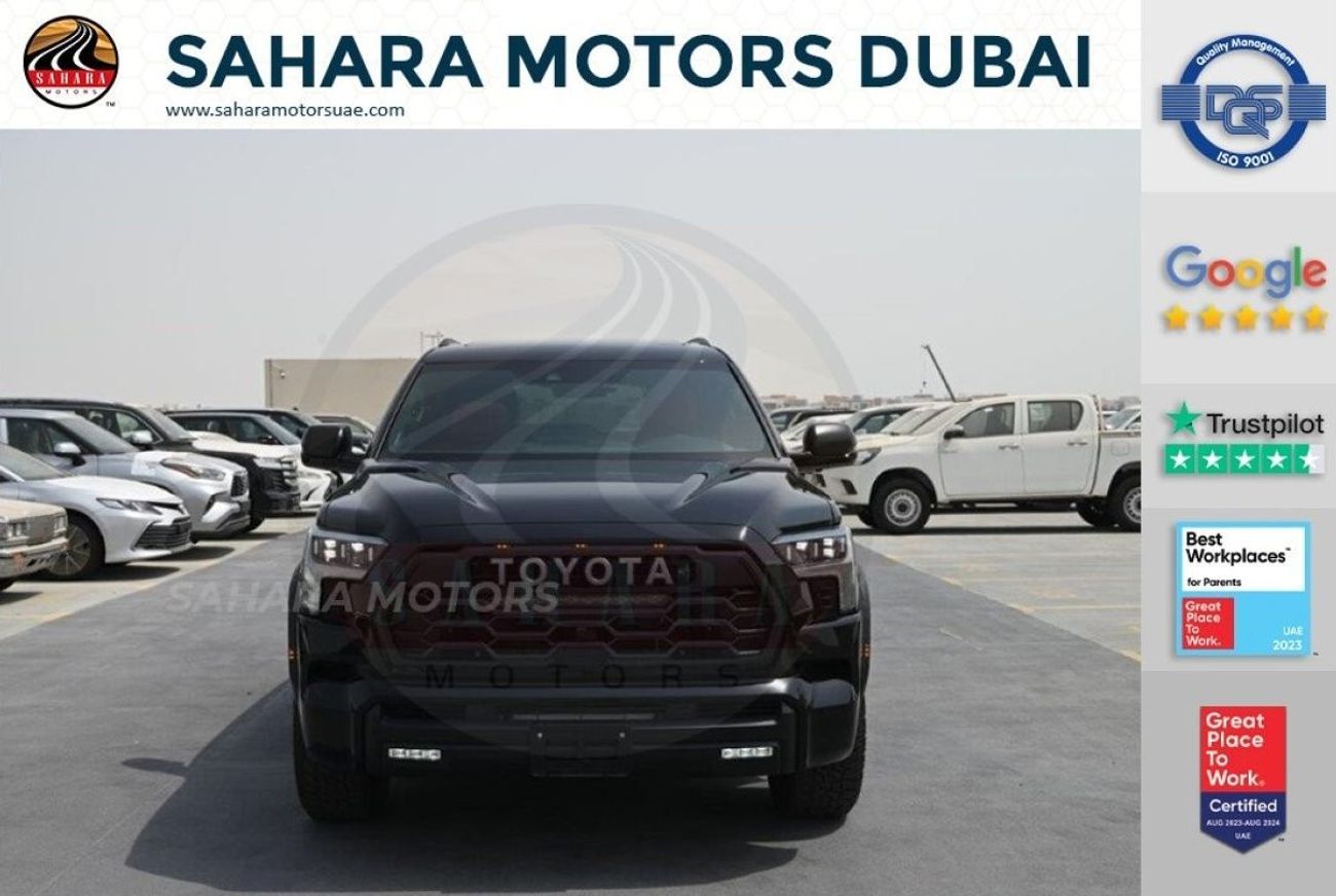 تويوتا سيكويا Hybrid TRD Pro V6 3.5L 4WD 7 Seater Automatic