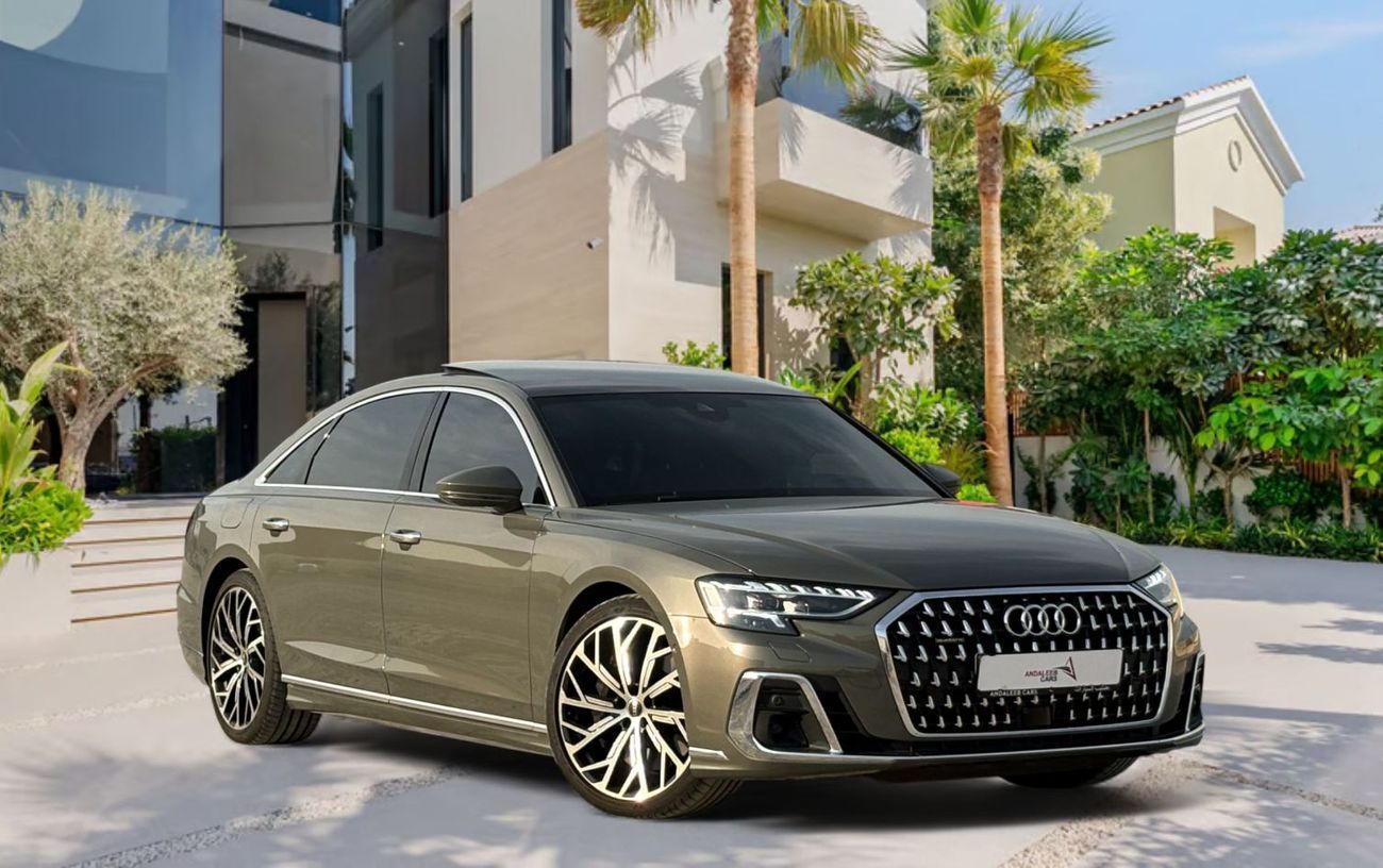 Audi A8 L 60 TFSI quattro 4.0L (454 HP) AED 6,280 P/M | 2024 | 5-Year Agency Warranty | Full Service History