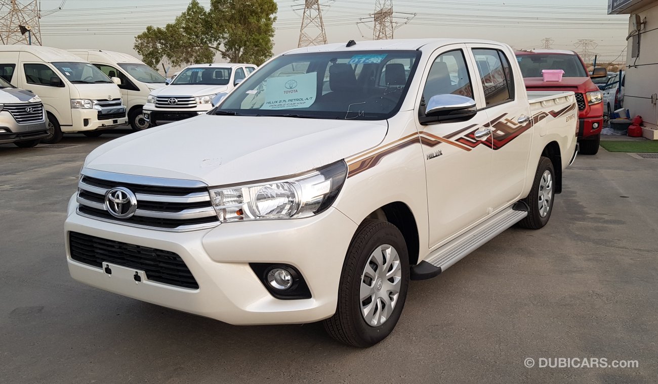 تويوتا هيلوكس TOYOTA HILUX 2.7L MID 4X2 D/C A/T PTR