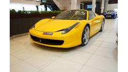 فيراري 458 FERRARI 458 SPIDER, 2015, GCC, DEALER SERVICE CONTRACT