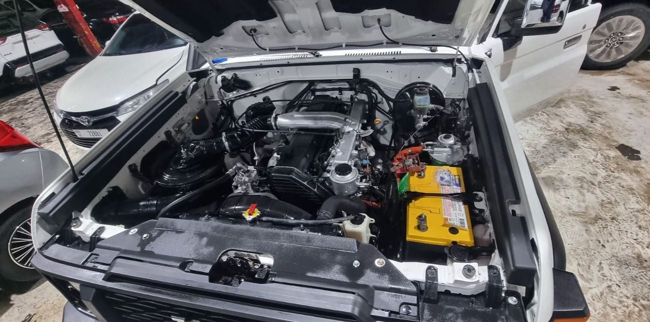 Toyota Land Cruiser Pick Up Toyota landcruise pickup 2021Model Modified 2024 v6 4.2 Diesel engine Colour White Transmission Manu