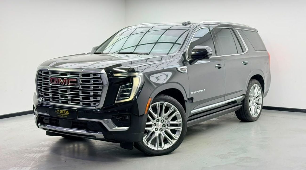 جي أم سي يوكون DENALI 2025 GMC Yukon Denali, 2030 GMC Warranty + Service Pack, Full GMC Service History, Very Low K