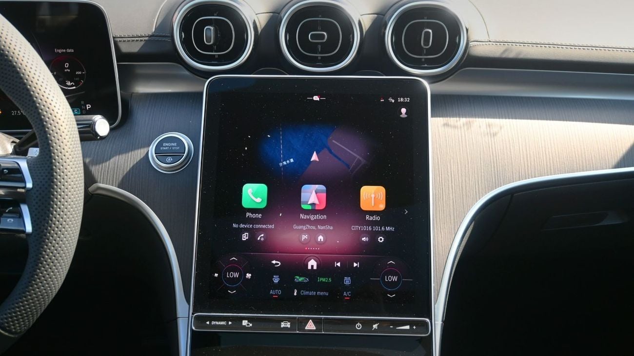 Mercedes-Benz C 200 Mercedes C200 L 2025 1.5L 4 Cylinder 170 hp  4 Doors 5 Seats White outside Black inside