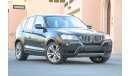 BMW X3 X-Drive 35i Exclusive under warranty with zero down payment