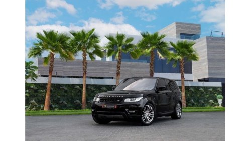 لاند روفر رينج روفر سبورت Supercharged  5L V8  | 3,562 P.M (4 Years)⁣ | 0% Downpayment | Agency Maintained!