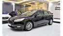 Ford Focus EXCELLENT DEAL for our Ford Focus ( 2017 Model ) in Black Color GCC Specs
