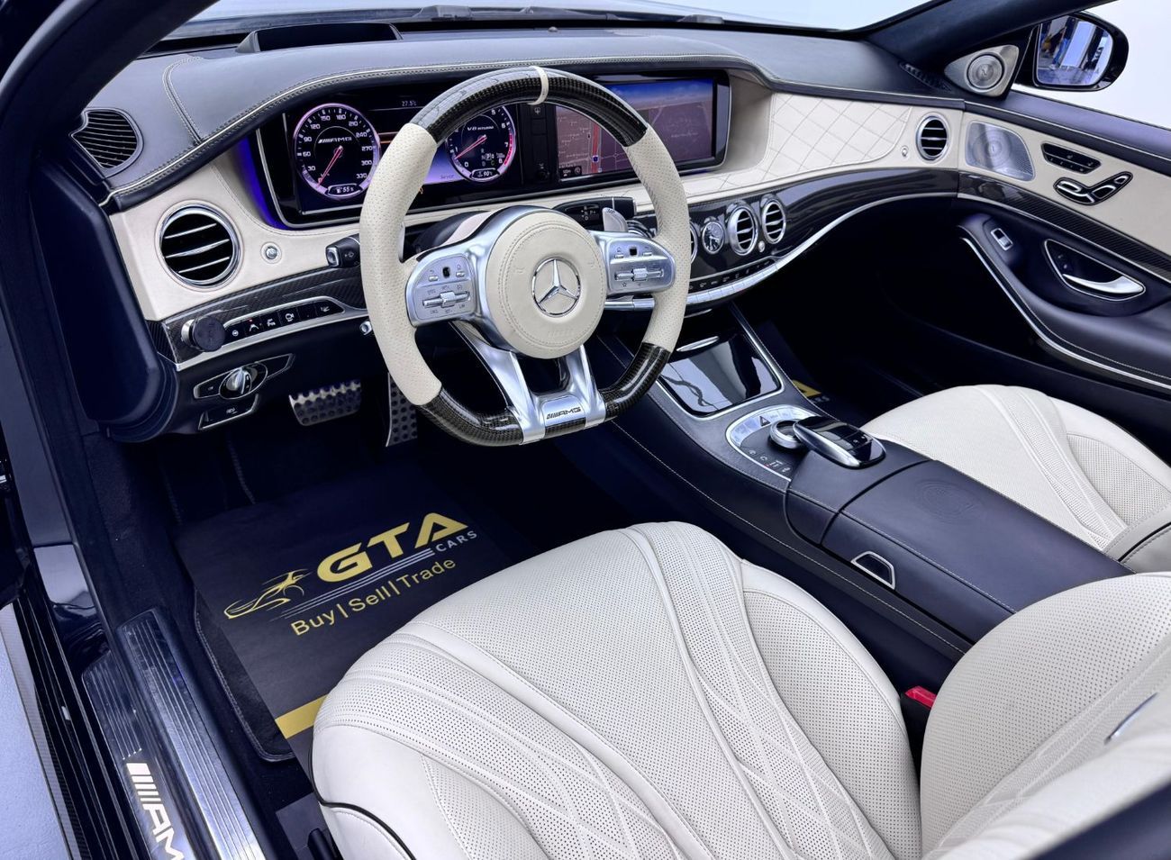 Mercedes-Benz S 63 AMG Std 5.5L 2015 Mercedes-AMG S 63 4MATIC L, Fully Loaded, Service History, GCC