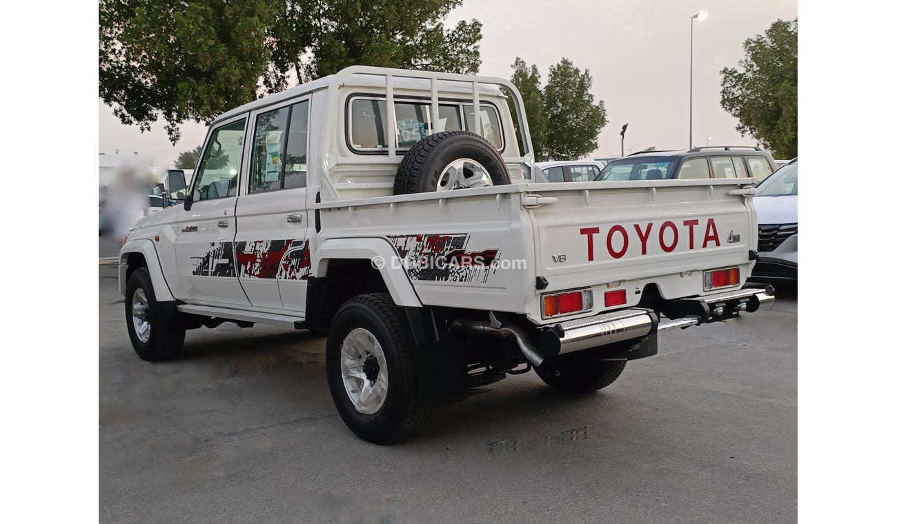 تويوتا لاند كروزر بيك آب 4.5L,V8,DIESEL,DOUBLE/CABIN,DIFF/LOCK,OVER FENDER,WINCH,PICKUP,POWER WINDOW,FULL OPTION,MT,2022MY