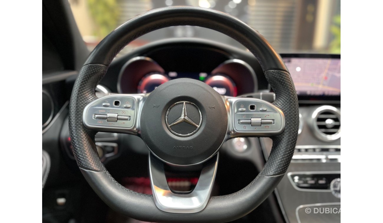 Mercedes-Benz C200 AMG Pack Mercedes-Benz C200 AMG kit GCC 2019 under warranty from the agency under a service contract