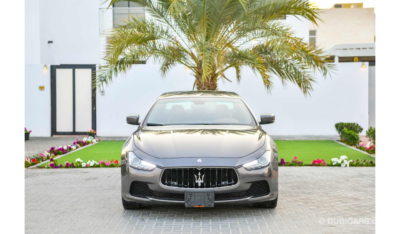 Maserati Ghibli SQ4 - Only 26,000 Kms - Pristine Condition! - AED 3,114 Per Month! - 0% DP