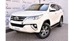 Toyota Fortuner AED 2155 PM | 4.0L GRX V6 4WD GCC WARRANTY