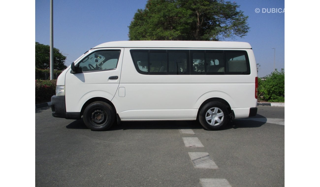 Toyota Hiace 2013 MID ROOF 15 PASSENGER 2013 GULF , ACCIDENT FREE