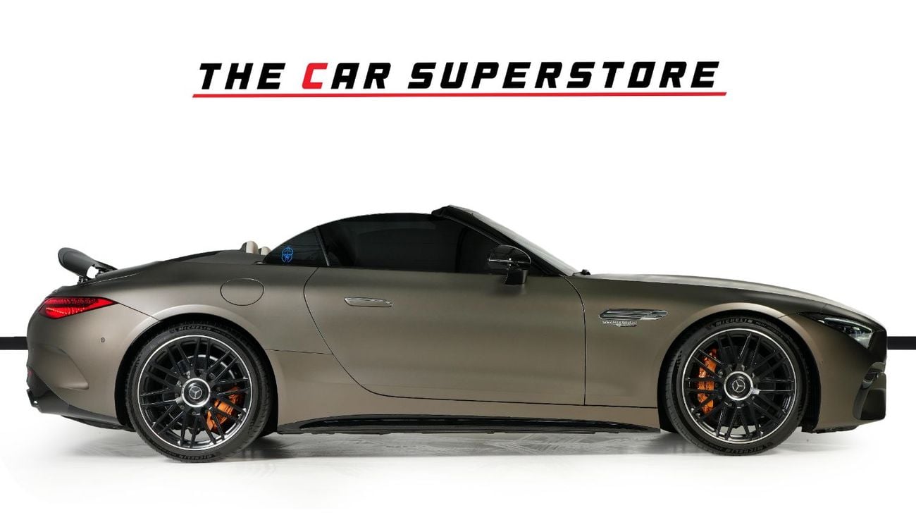 مرسيدس بنز SL 63 AMG 4 MATIC Plus-Low Mileage-Exclusive Color-AMG Driver Performance Pack