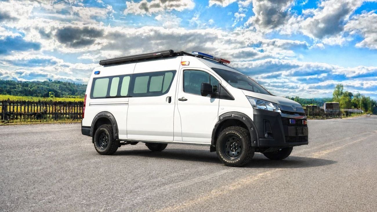 Toyota Hiace Hiace High Roof | Toyota Hiace High Roof 4x4 Ambulance | 2025 | Manual | Left Hand Drive | GCC | Diesel | 2.8L | Rea