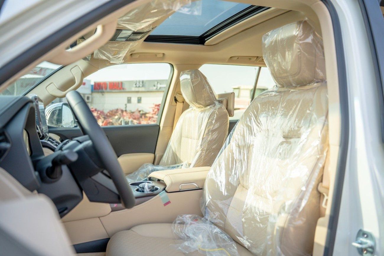 تويوتا لاند كروزر Lc300 VX 4 0L petrol engine 2025 LHD white  with beige interior