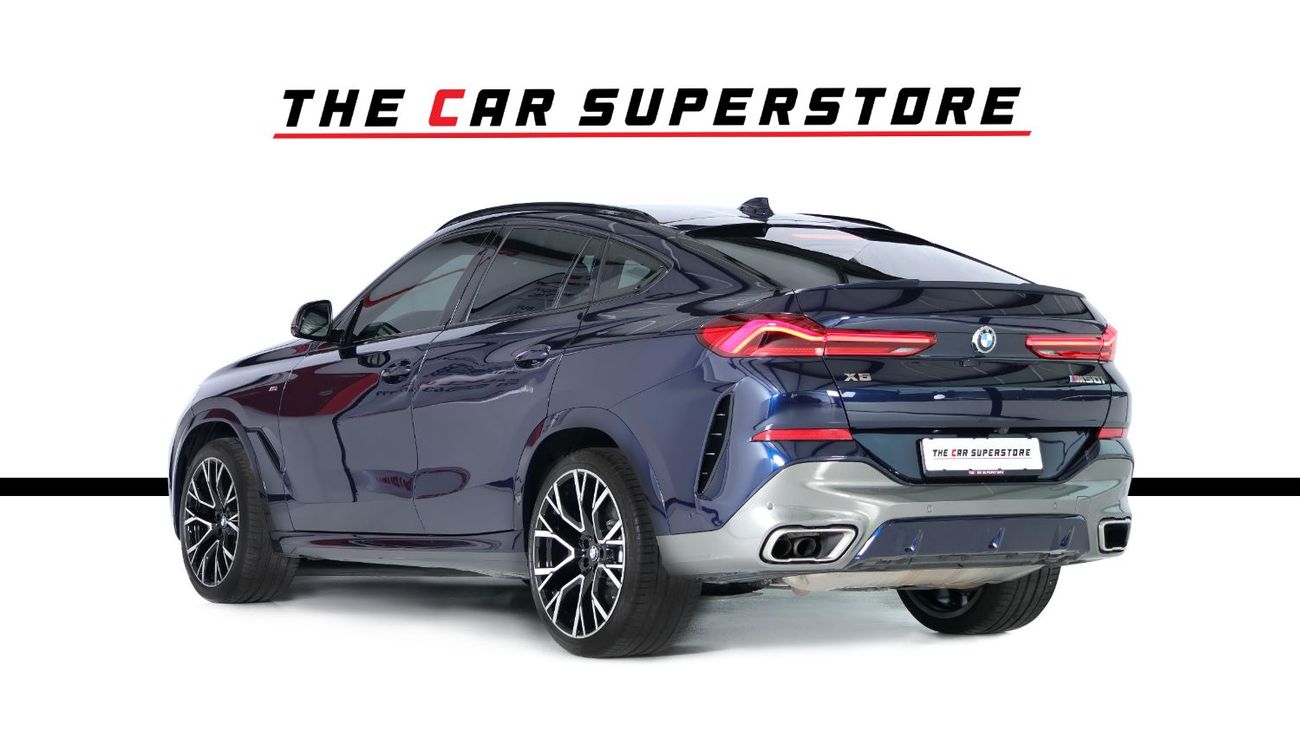 BMW X6 M50i 4.4L GCC-High Specifications-AGMC Warranty Service contract till 09/2026-M Sport Package