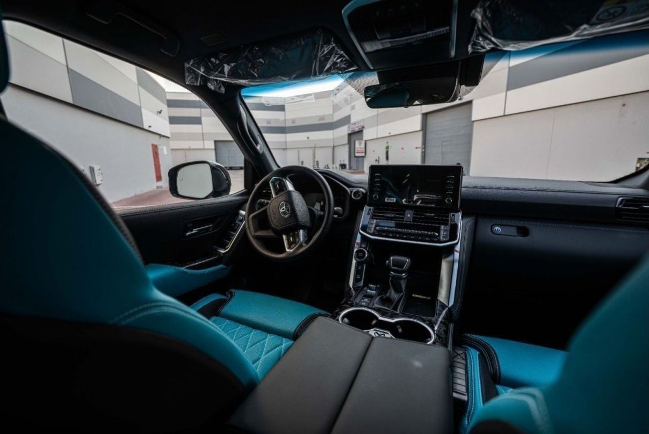 Toyota Land Cruiser MBS Autobiography | Custom Turquoise Seats