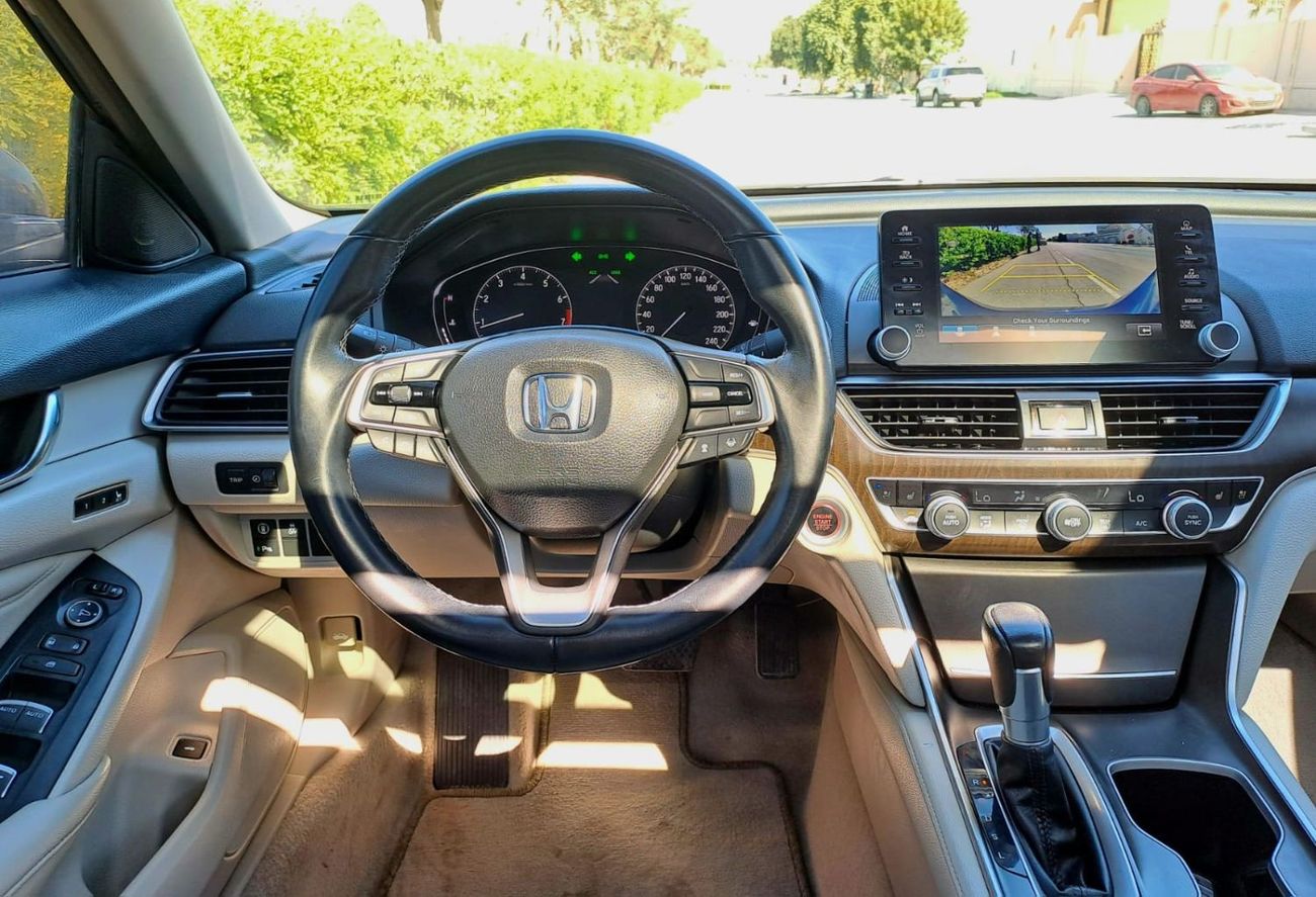 Honda Accord EXL 1.5L 1190-Monthly l GCC l Sunroof, Leather, Radar l Accident Free