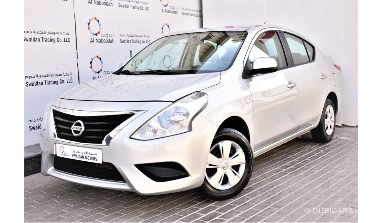 Nissan Sunny AED 586 PM | 1.5L SV SPOILER GCC WARRANTY