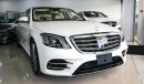 Mercedes-Benz S 560 Brand New 2018, 4Matic 4.0L V8 GCC, 0km with 2 Years Unlimited Mileage Warranty