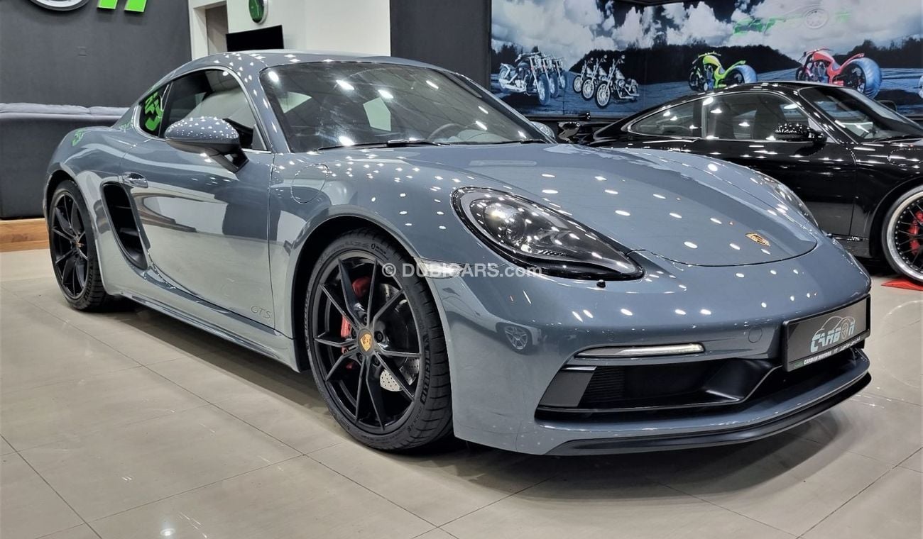 Porsche 718 Cayman PORSCHE CAYMAN 718 GTS IN PERFECT CONDITION WITH ONLY 22K KM FULL SERVICE HISTORY FOR 295K AED