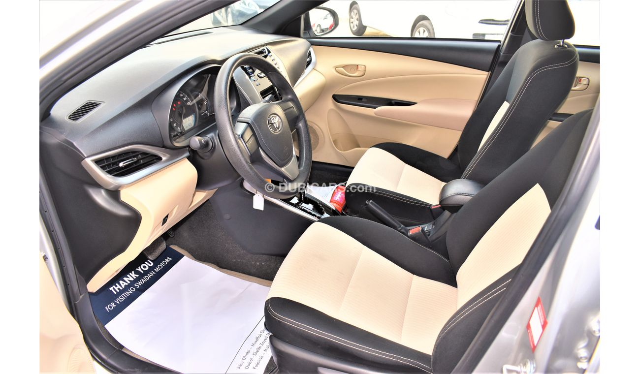 Toyota Yaris AED 978 PM | 1.3L SE GCC WARRANTY