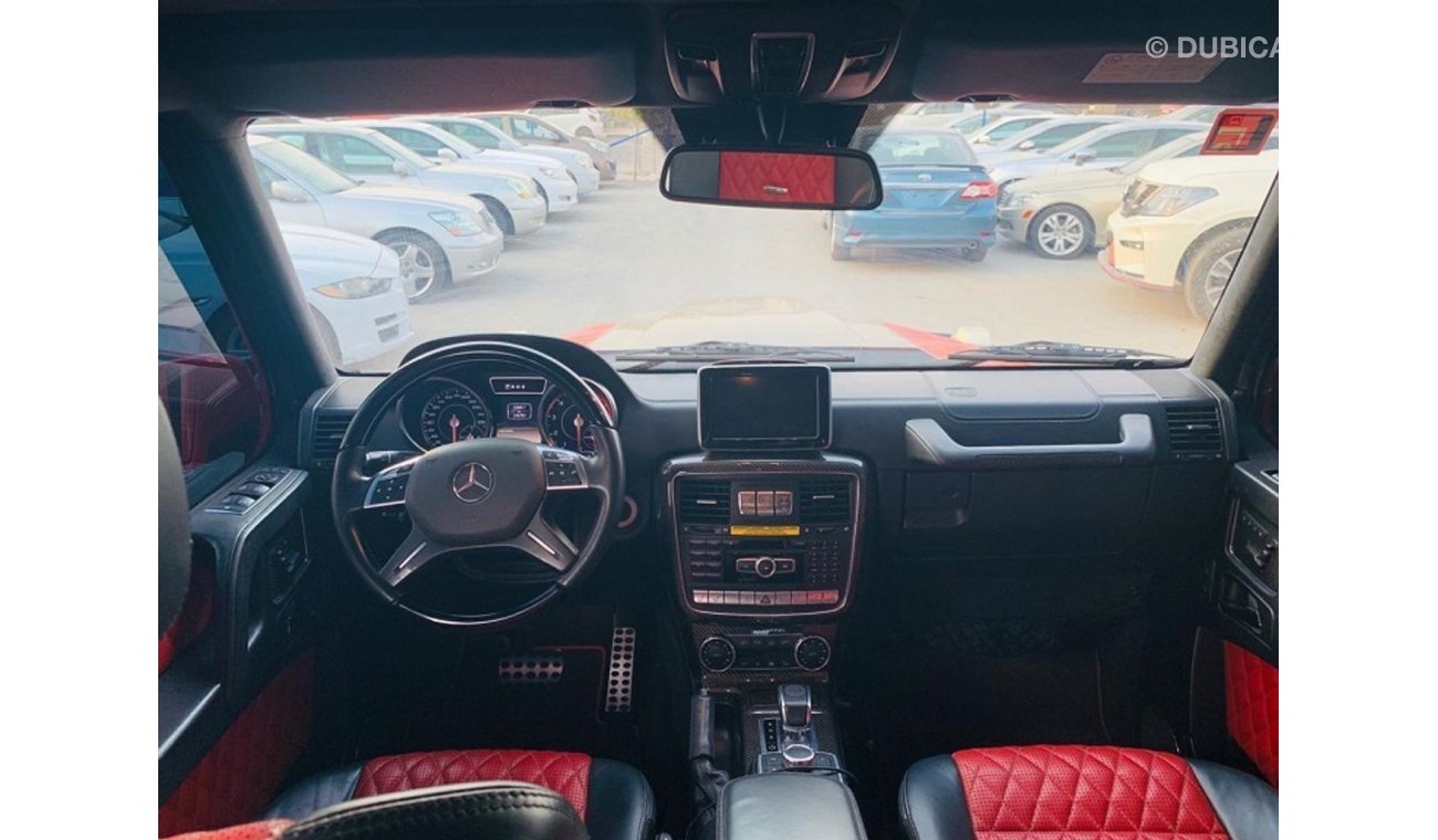 مرسيدس بنز G 63 AMG MERCEDES BRABUS G63 2014 RED & BLACK | B 1001