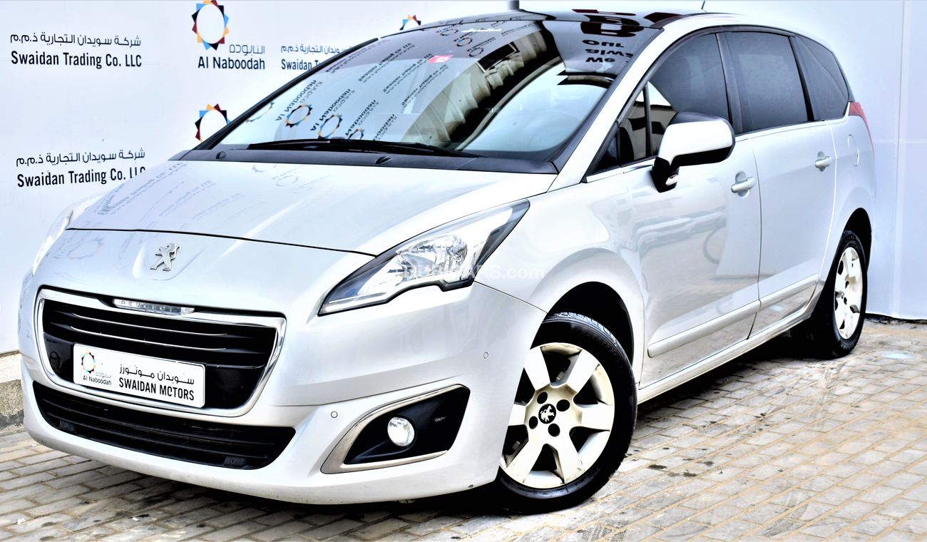 Peugeot 5008 1.6L PREMIUM 2017 GCC SPECS 7 SEATER SUV