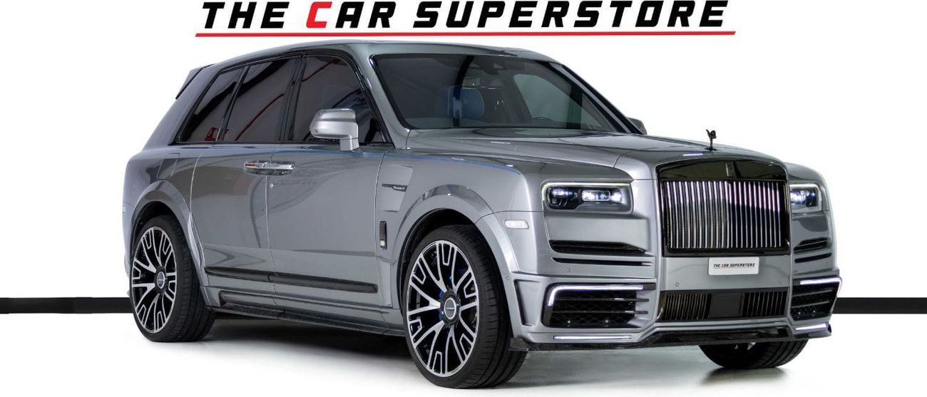 Rolls-Royce Cullinan GCC-VIP Seats-Cobalt Blue Interior-24 Inch Mansory Rims-Blue Calipers