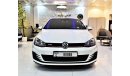 فولكس واجن جولف AMAZING!!! Volkswagen GTI 2016 Model!! in White Color! GCC Specs