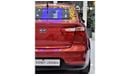 Kia Rio EXCELLENT DEAL for our KIA Rio ( 2016 Model ) in Red Color GCC Specs