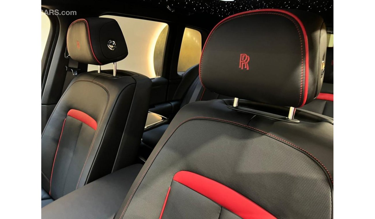 Rolls-Royce Cullinan NEW FULLY LOADED 4 SEATS BLACK/RED
