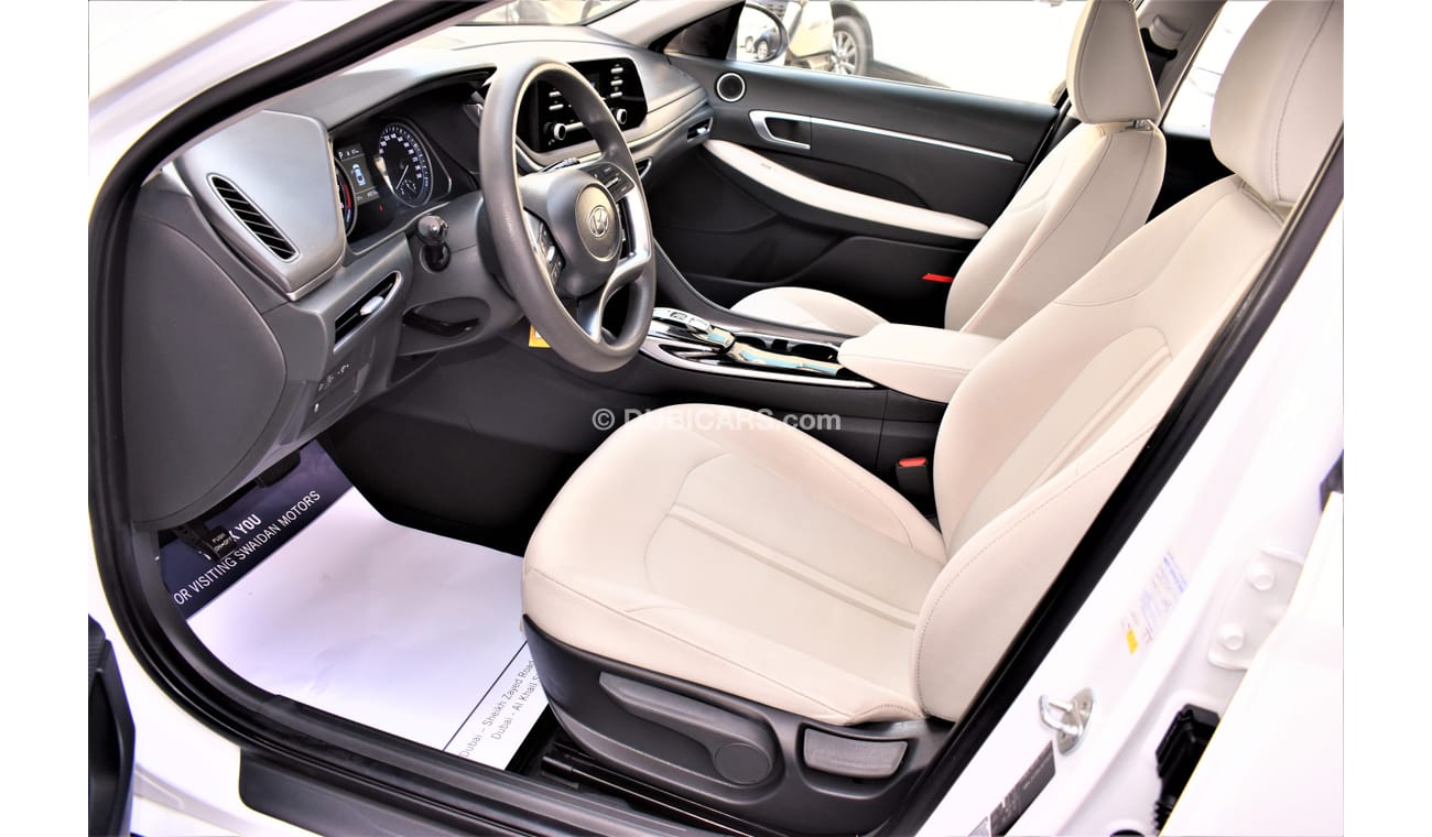 Hyundai Sonata AED 1039 PM | 2.4L GL GCC DEALER WARRANTY