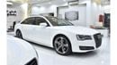 Audi A8 EXCELLENT DEAL for our Audi A8 L 4.0T Quattro ( 2013 Model ) in White Color GCC Specs