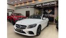 Mercedes-Benz C200 Std Mercedes Benz C200 AMG kit GCC 2021 under warranty and service contract from agency