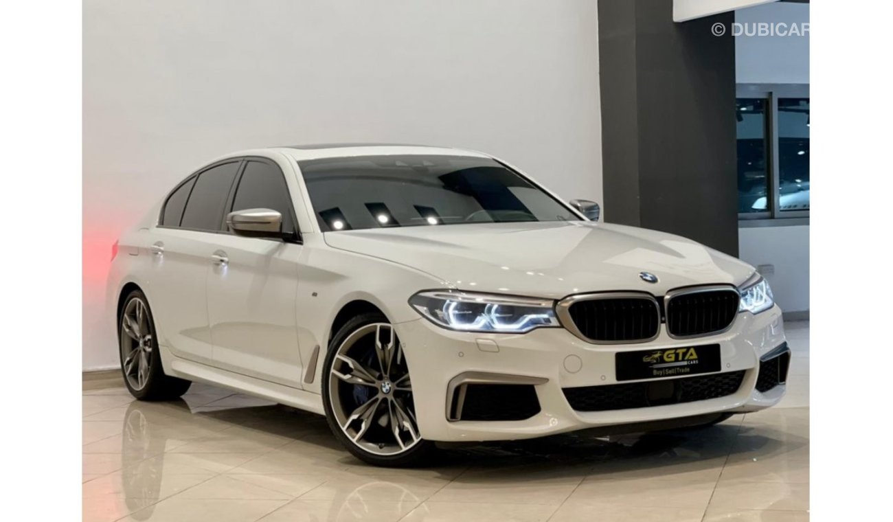 BMW M550i 2018 BMW M550i, BMW Warranty + Service Package, Huge Options List, Low KMs, GCC