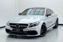 مرسيدس بنز C 63 AMG Std 4.0L Coupe 2018 Mercedes-Benz C63s AMG, Full Service History, Warranty, Excellent Condition, Low