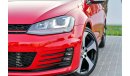 Volkswagen Golf GTI | 1,253 P.M | 0% Downpayment | Full Option | Spectacular Condition!