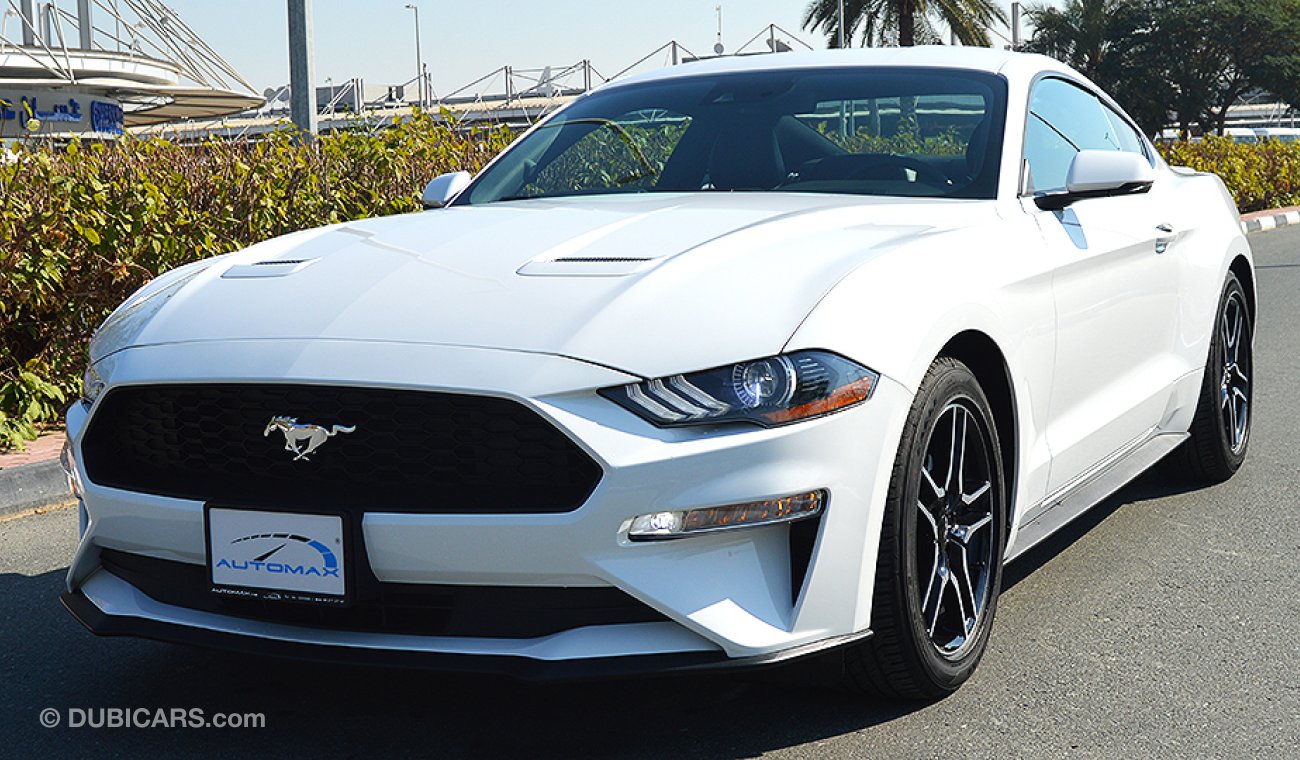 Ford Mustang 2019 Ecoboost, 2.3L V4, GCC, 0km w/ 3Yrs or 100K km WTY + 60K km SERV @ Al Tayer