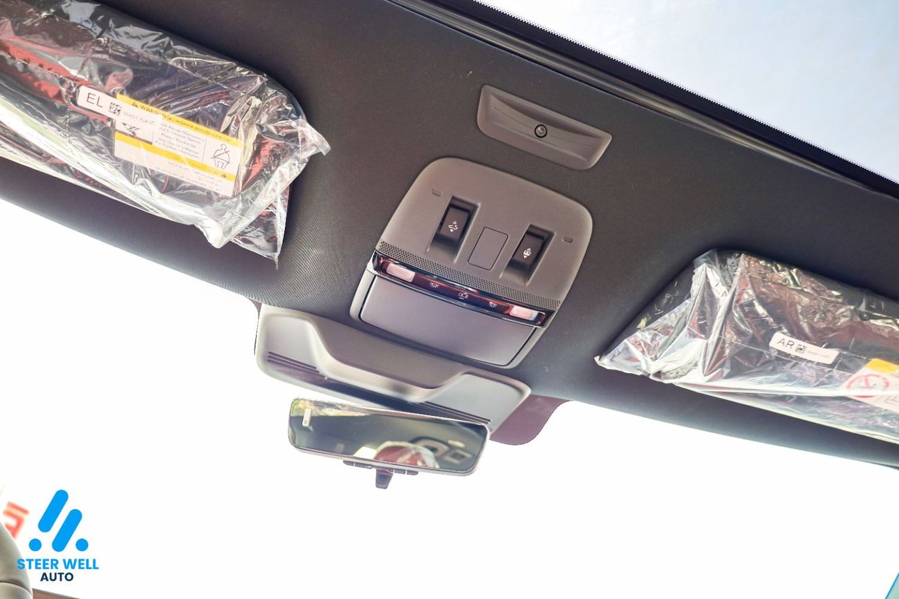 نيسان باترول LE Platinum | GCC Specs | 3.5L Twin-Turbo V6 | AWD | 9AT | 8-Seater | Height Control | Red Interior