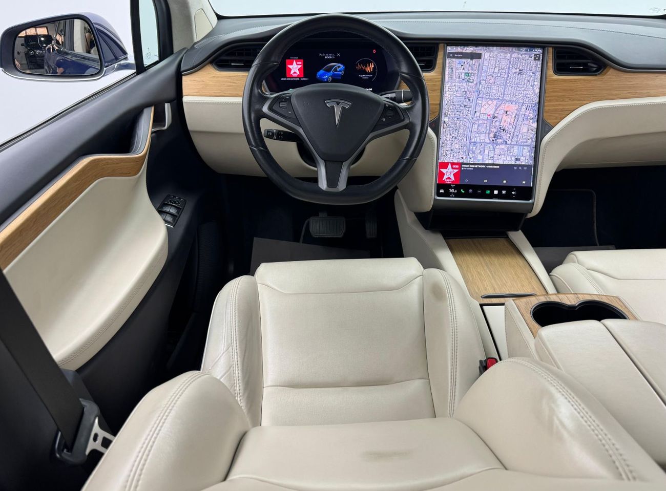 Tesla Model X 2018 Tesla Model X 100D, 2026 Battery Warranty Drive Unit Warranty, Tesla Service History, GCC