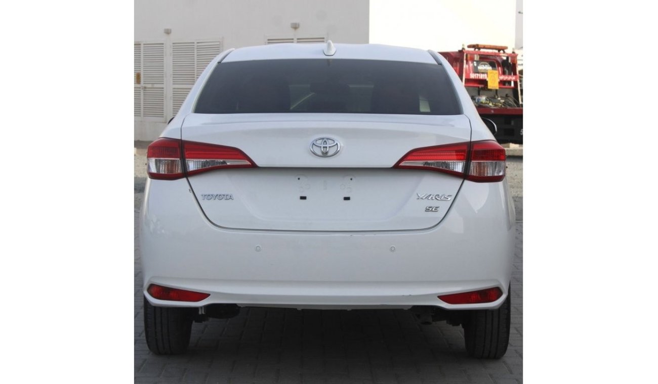 Toyota Yaris SE TOYOTA YARIS 2019 WHITE GCC EXCELLENT CONDITION WITHOUT ACCIDENT