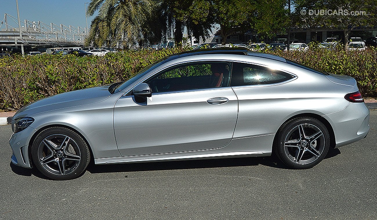 Mercedes-Benz C 300 Coupe 2019 AMG Luxury, 2.0L I-4 GCC, 0km with 3 Years or 100,000km Warranty