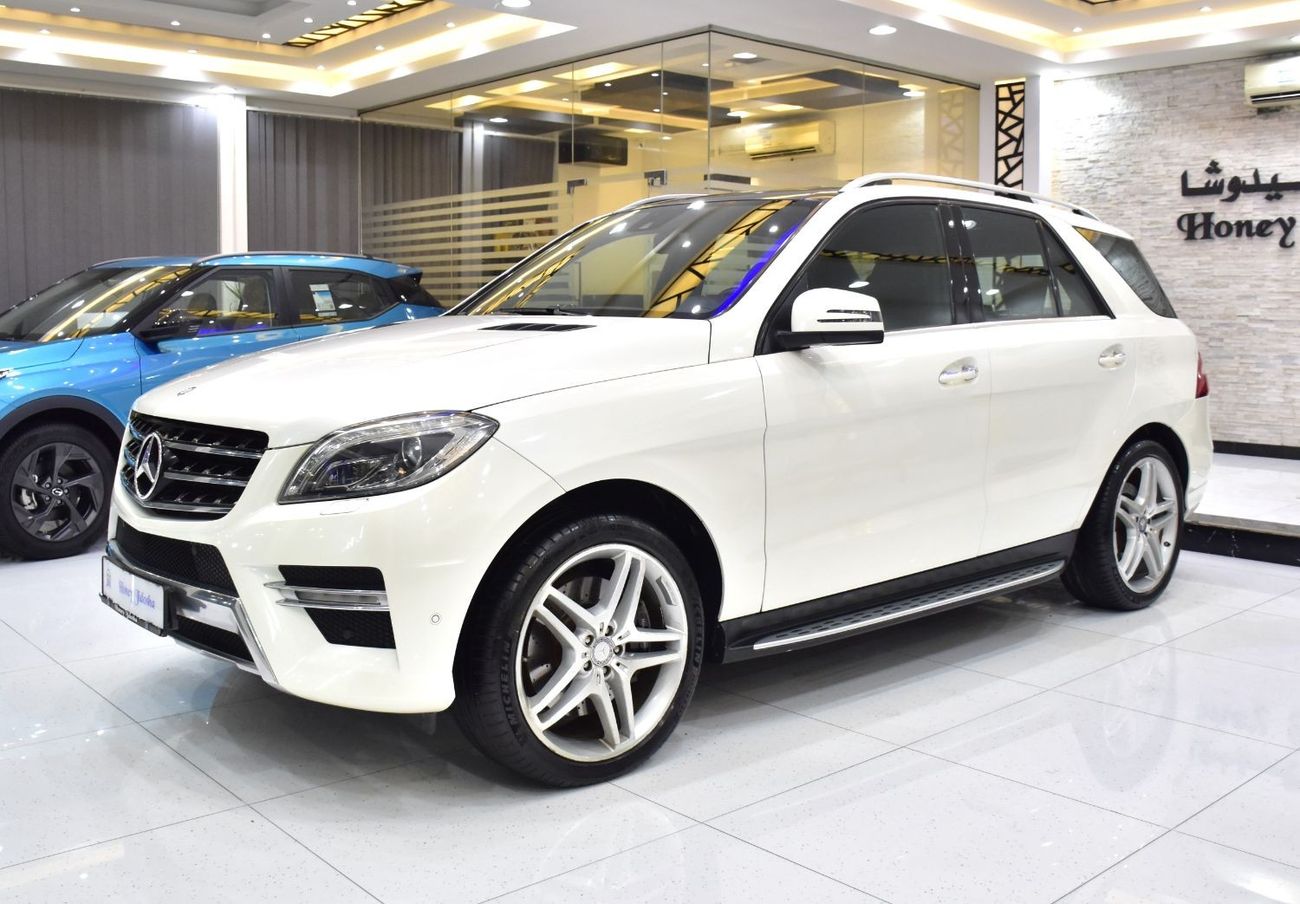 Mercedes-Benz ML 500 EXCELLENT DEAL for our Mercedes Benz ML500 4Matic ( 2013 Model ) in White Color GCC Specs