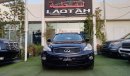 Infiniti EX35 Gulf model 2008, agency number one dye, leather fingerprint, cruise control hatch, in excellent cond