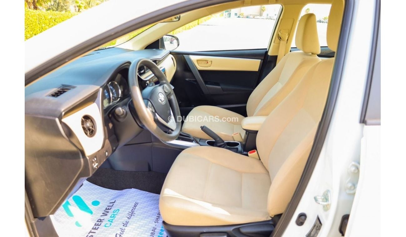 Toyota Corolla 2019 | 4dr Sedan 1.6L 4cyl Petrol A/T RWD - GCC Specs - Book now