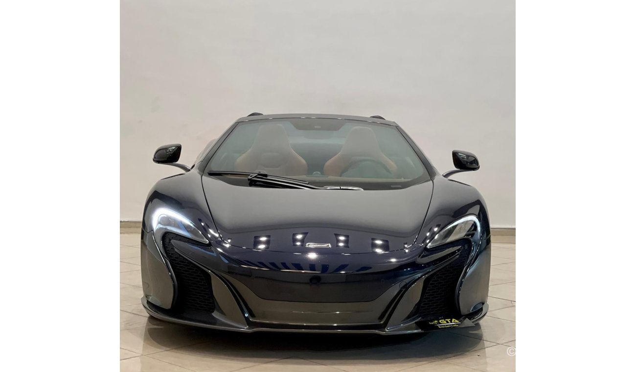 McLaren 650S 2015 McLaren 650S Spider Sapphire Black, McLaren Warranty-Service History, GCC