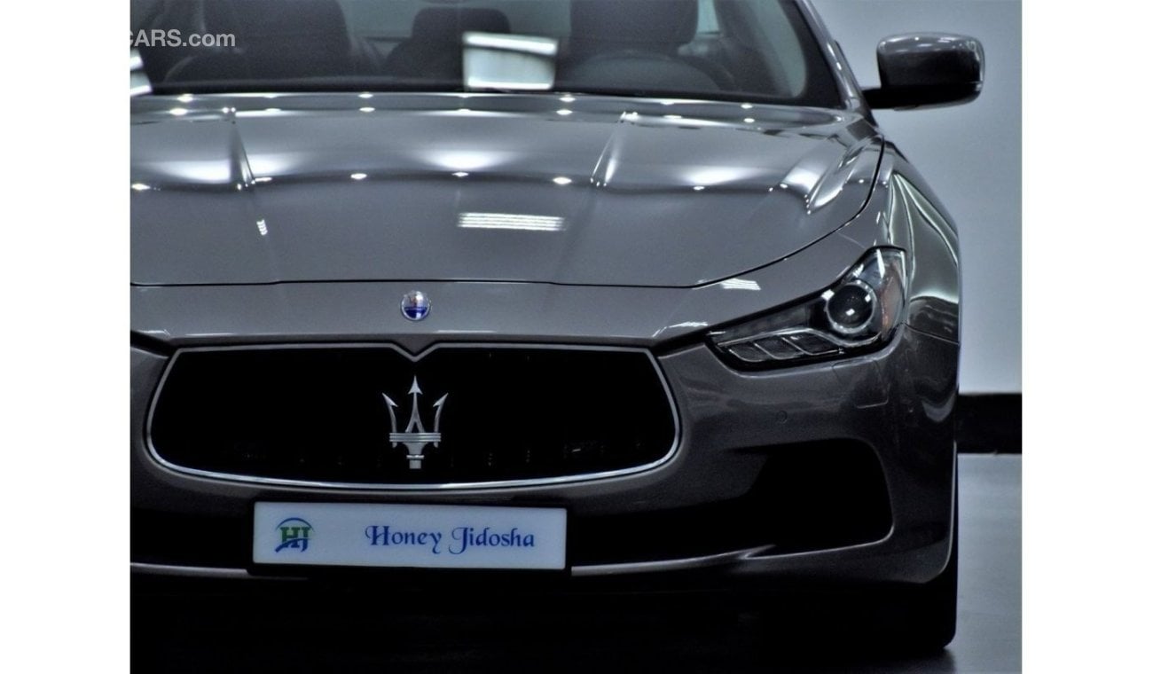 Maserati Ghibli EXCELLENT DEAL for our Maserati Ghibli ( 2014 Model ) in Grey Color GCC Specs