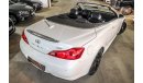 Infiniti Q60 Infiniti Q60 Convertible 2015 GCC under Warranty with Zero Down-Payment.