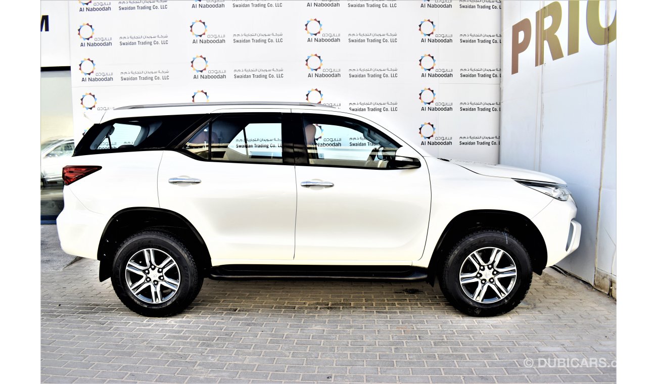 Toyota Fortuner 2.7L EXR 2016 GCC GCC 1YR/20K SERVICE CONTRACT DEALER WARRANTY